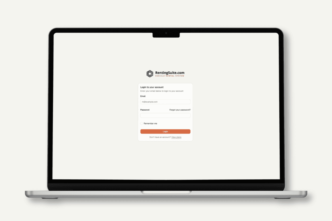 RentingSuite dashboard